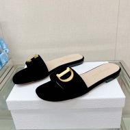 C'est Dior Slides Women Velvet Black