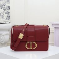 Dior 30 Montaigne Bag Box Calfskin Burgundy