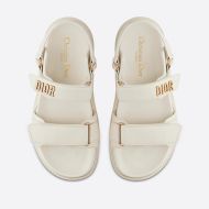 DiorAct Sandals Women Calfskin White