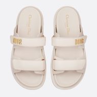 DiorAct Slides Women Calfskin White