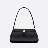 Small Dior Key Bag Box Calfskin Black