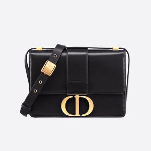 Dior 30 Montaigne Bag Box Calfskin Black