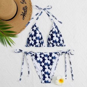 Dior Bikini Women Etoile Motif Lycra Blue