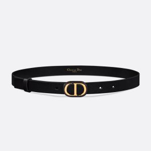 Dior Bobby Belt 20MM Smooth Calfskin Black