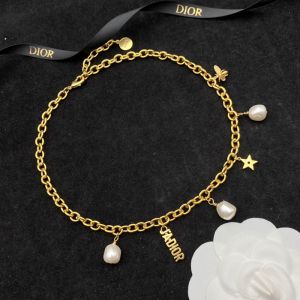 J'Adior Choker Metal, White Resin Pearls Gold